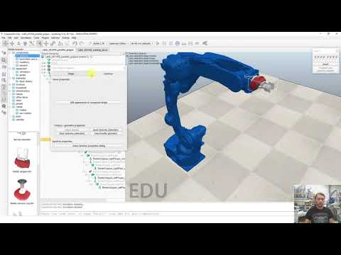 Видео: Лабораторная 6 Добавление рабочего инструмента в среде CoppeliaSim