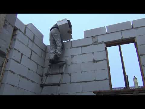 Видео: Баня из газобетона