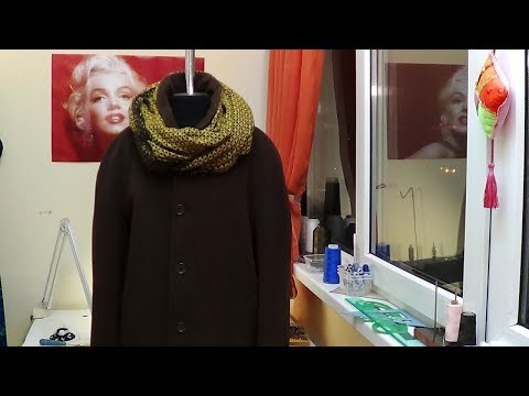 Видео: Перешиваем  мужское демисезонное пальто в зимнее  Часть 5