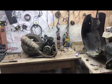 Видео: САМУРАЙ, Yamaha Mint из трех сараев!