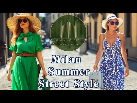 Видео: 🌸Уличный стиль Италии Лето 2025 🇮🇹: Модные тенденции Милана в июле