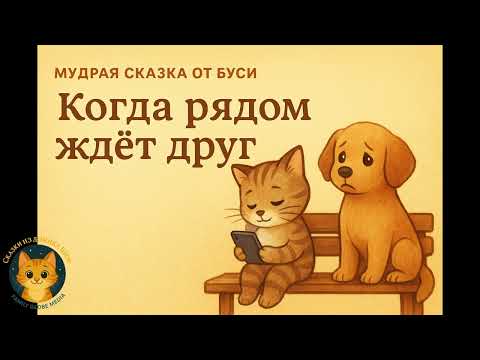 Видео: Сказка с мудростью "Когда рядом ждет друг"