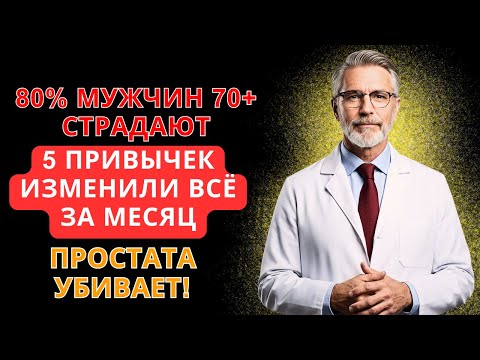 Видео: СРОЧНО мужчинам 50+! Врач раскрыл 5 привычек, которые СПАСУТ простату