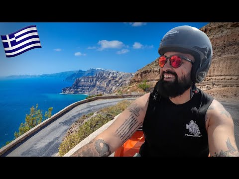 Видео: Сумасшедшая аренда квадроцикла за 50 долларов на Санторини, Греция 🇬🇷