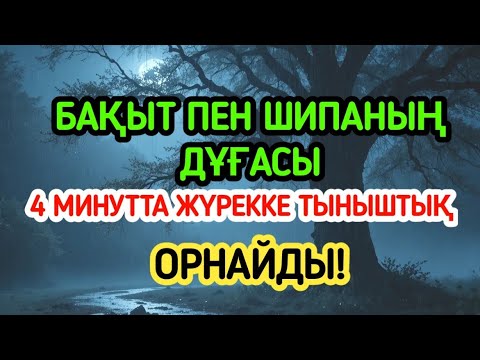 Видео: БАҚЫТ ПЕН ШИПАНЫҢ ДҰҒАСЫ 💫 4 МИНУТТА ЖҮРЕККЕ ТЫНЫШТЫҚ ОРНАЙДЫ!