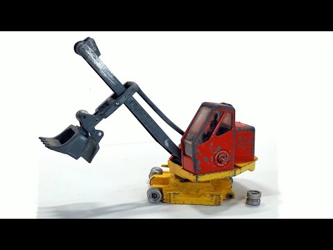 Видео: Экскаватор Priestman 'Cub' Shovel Corgi Major No. 1128 реставрация. Литая модель игрушки.