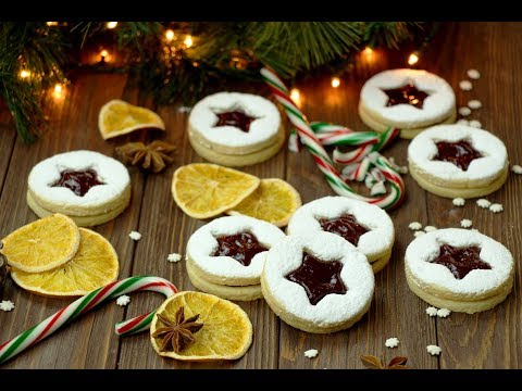 Видео: ЛИНЦЕРСКОЕ ПЕЧЕНЬЕ с Джемом ✧ Linzer Cookies Recipe