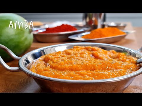 Видео: Как я делаю соус амба. Простой рецепт (вариант без ферментации манго)