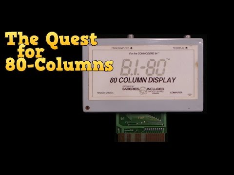 Видео: В поисках 80 столбцов для  Commodore 64