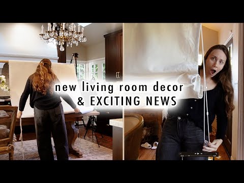 Видео: Новый декор гостиной и захватывающие новости | MaCenna Lee