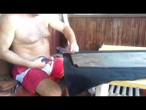 Видео: Фальшпол. Обивка карпетом.