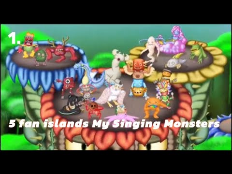 Видео: 5 фандмейд островов My Singing Monsters