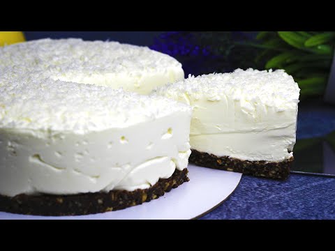 Видео: Полезный чизкейк без выпечки! ПП рецепт без желатина, без глютена, без сахара, без печенья!
