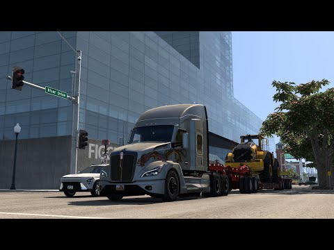Видео: American Truck Simulator с грузом по Америке #156 Айова (Iowa)