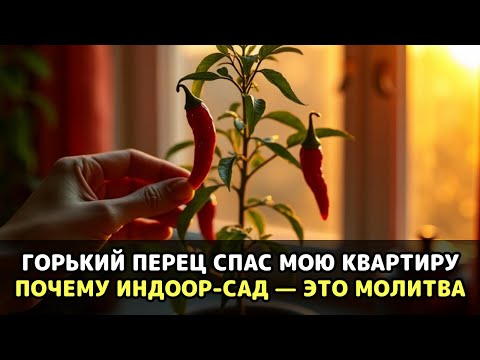 Видео: Я посадил перец, и он сжёг мне подоконник, но этим спас мою душу.