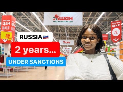 Видео: Иностранцы в шоке: Ашан 2 года после санкции