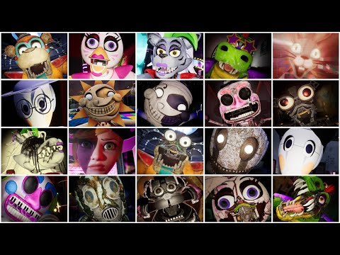 Видео: ВСЕ СКРИМЕРЫ в ФНАФ9 | All JUMPSCARES FNАF Security Breach | Пять ночей Фредди #16 Страшные моменты