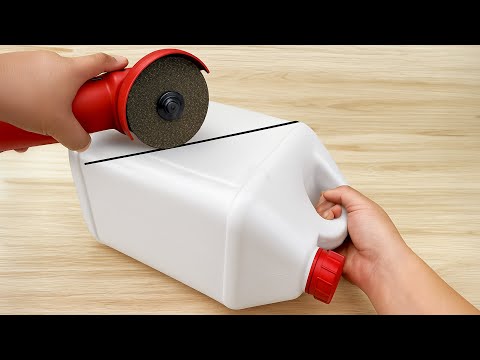 Видео: Вы не поверите, что произойдёт, если разрезать пластиковую банку! Не все знают этот секрет!