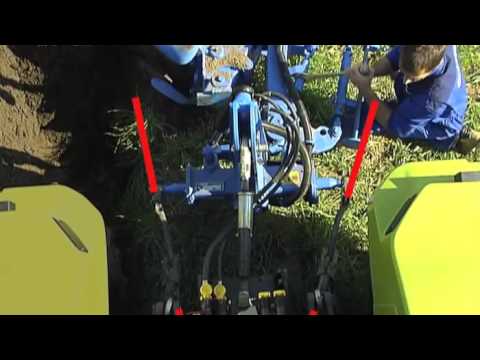 Видео: Регулировка плуга с помощью системы Optiquick