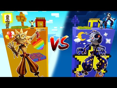 Видео: ЧАНК СОЛНЦЕ ПРОТИВ ЧАНКА ЛУНЫ В МАЙНКРАФТ SUNNYDROP VS MOONDROP FNAF SECURITY BREACH MINECRAFT SCP
