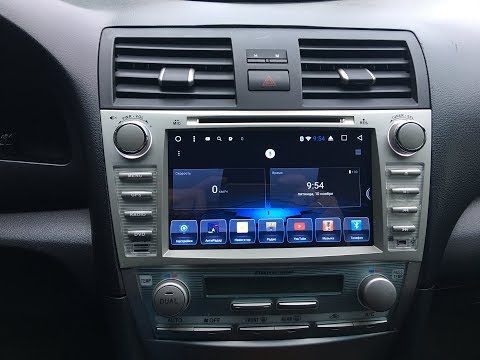 Видео: Мультимедиа в Toyota Camry на Android