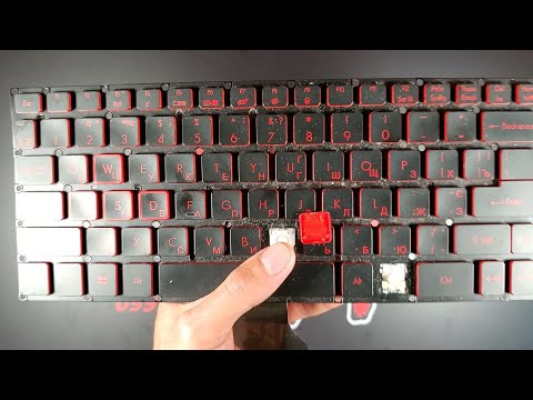 Видео: Короткая версия. Как вставить и снять обычную кнопку в ноутбуке