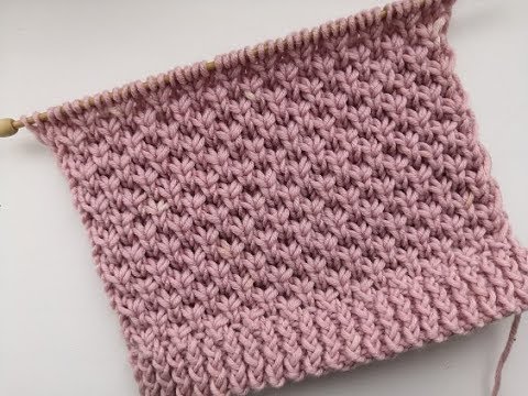 Видео: Плотный рельефный узор для шапок, свитеров, кардиганов