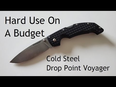 Видео: Бюджетная папка для хранения вещей Cold Steel Voyager Drop Point