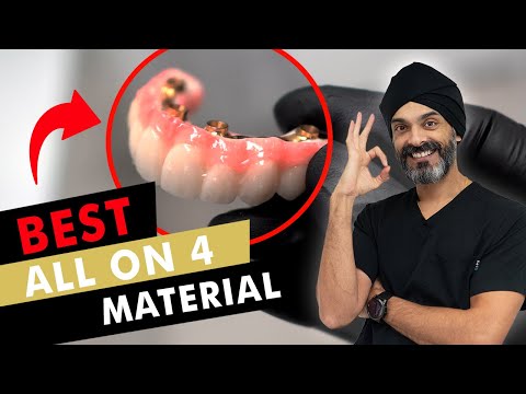 Видео: Какой материал лучше всего подойдет для установки виниров All on 4 на зубы?