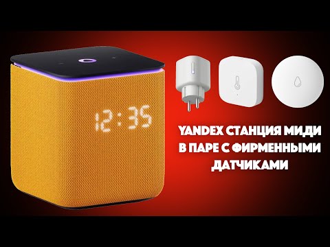 Видео: Яндекс Станция Миди + розетки Yandex Matter + датчик влажности + датчик протечки | Лучший набор?