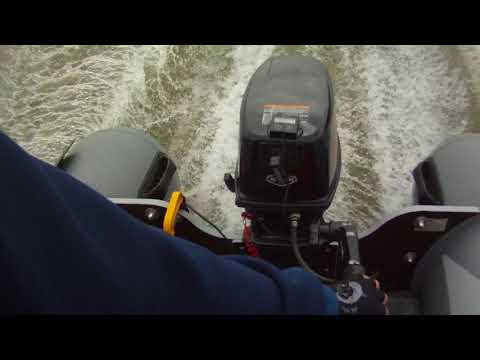 Видео: Фрегат 330 Air  с НДНД и Tohatsu M 9.8