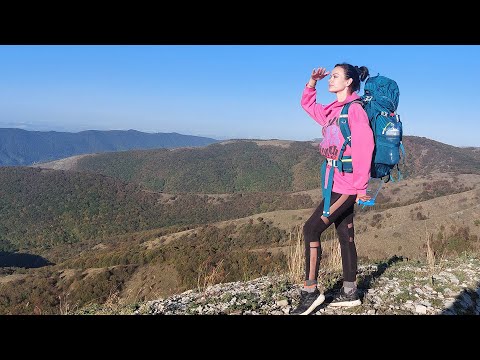 Видео: Пешком от Шапсугской до Убинской по хребту Коцехур и г  Папай