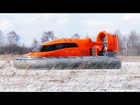 Видео: Впервые на экранах! Судно на воздушной подушке Мираж