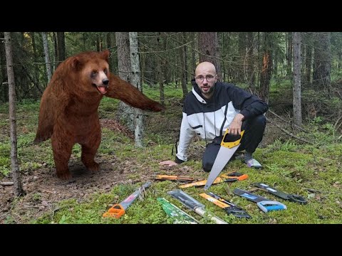 Видео: Угрожал животным ДЕШЕВЫМИ пилами в ЛЕСУ!