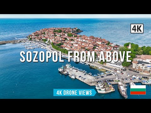 Видео: Созополь Болгария 2025 🌊 Впечатляющий 4K тур с дрона | Древняя жемчужина Черного моря с высоты