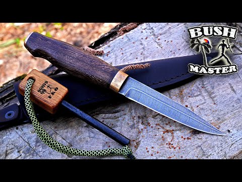 Видео: Нож Карельский фронт против Mora Bushcraft Black. Русский Булат