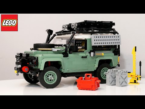 Видео: ЛЕГО Creator Expert 10317 Land Rover Classic Defender 90: Подробный обзор набора