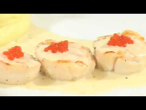 Видео: Гребешки соусом Шампань