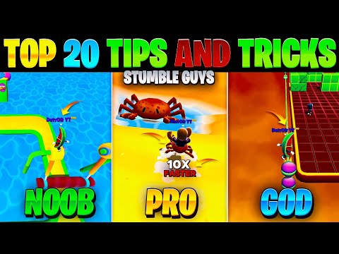 Видео: 20 лучших советов и рекомендаций в Stumble Guys | Полное руководство, как стать профессионалом №7