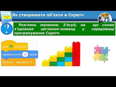 Видео: Інформатика 2клас НУШ Створення перших програм у Скретч