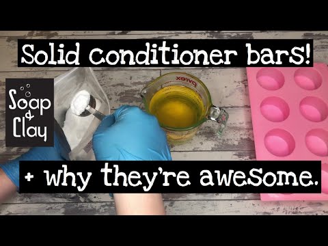 Видео: Почему твердые кондиционеры — это круто | Как составить кондиционер для определенного типа волос ...