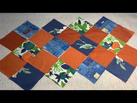 Видео: СУМКА-ТЮЛЬПАН!  Простая схема! Пэчворк из квадратов.