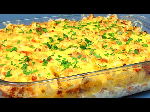 Видео: Запеканка из Макарон с Фаршем. Вкусный Ужин Для Всей Семьи! Макароны с Фаршем в Духовке На Ужин