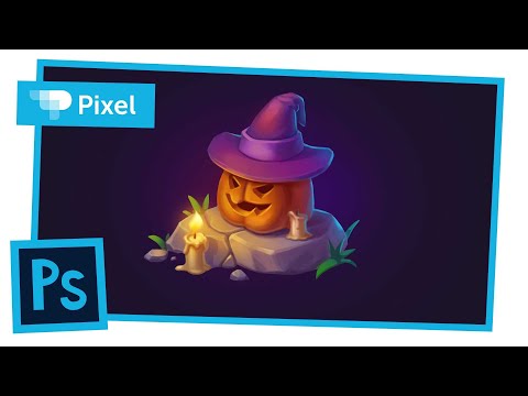 Видео: Рисуем тыкву на Хэллоуин в Adobe Photoshop (+ проверка работ)