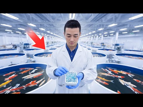 Видео: Процесс изготовления карпа кои, одного из трех лучших в мире предметов коллекционирования / Япония