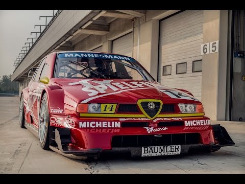 Видео: Alfa Romeo 155 DTM (ITC 1996) - за рулем Давиде Чирони