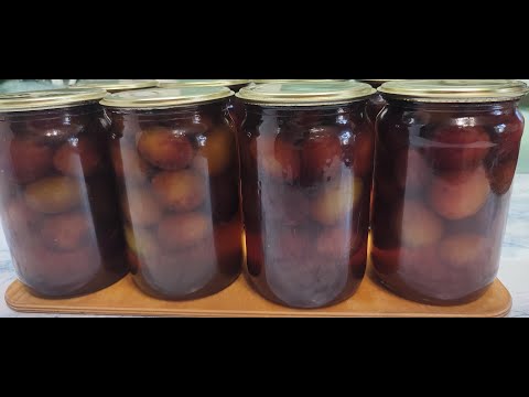 Видео: Маринованные сливы на зиму , без стерилизации / Pickled plums for winter , without sterilization