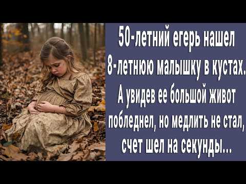 Видео: Егерь нашел 8-летнюю малышку в кустах. Но увидел ее большой живот. Счет шел на секунды...