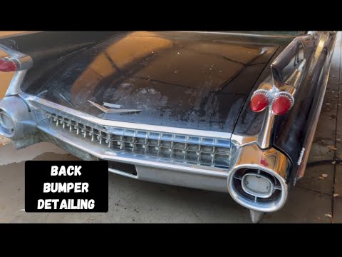 Видео: ДЕТАЛИЗАЦИЯ ЗАДНЕГО БАМПЕРА МОЕГО CADILLAC BARNFIND 1959 ГОДА #1959cadillac #cardetailing #classi...