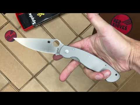 Видео: Spyderco Military (Титан) A+++ Реплика на керамике - обзор